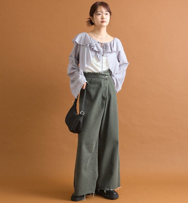  「ラッフルボレロブラウス」|シャツ・ブラウス|