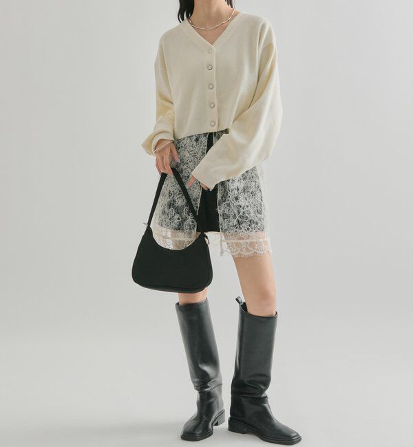  「Vボタンカーディガン」|カーディガン|