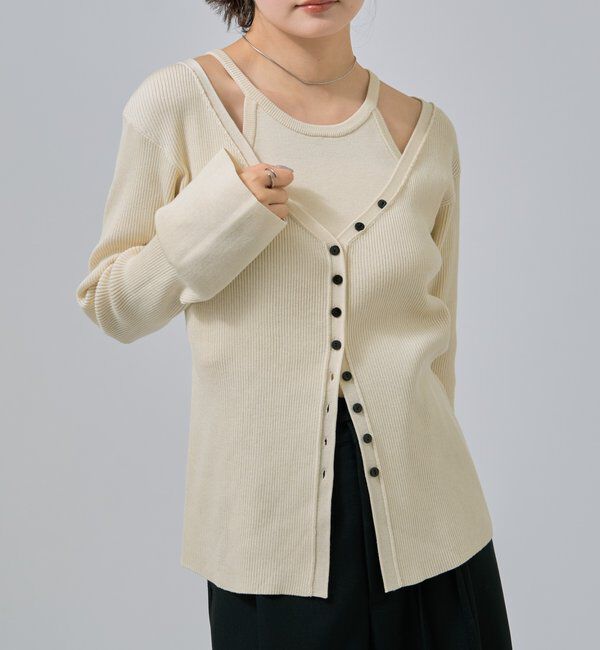  「アメスリニットカーデSET」|カーディガン|