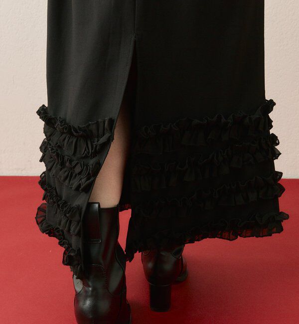  「【@____ri__125企画】ティアードフリルドレスSET」|ワンピース|