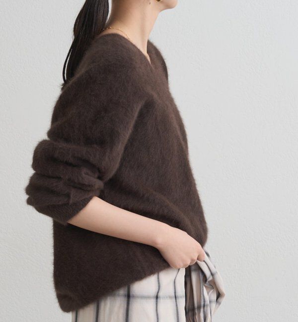  「FURカシミヤVニット」|ニット・セーター|
