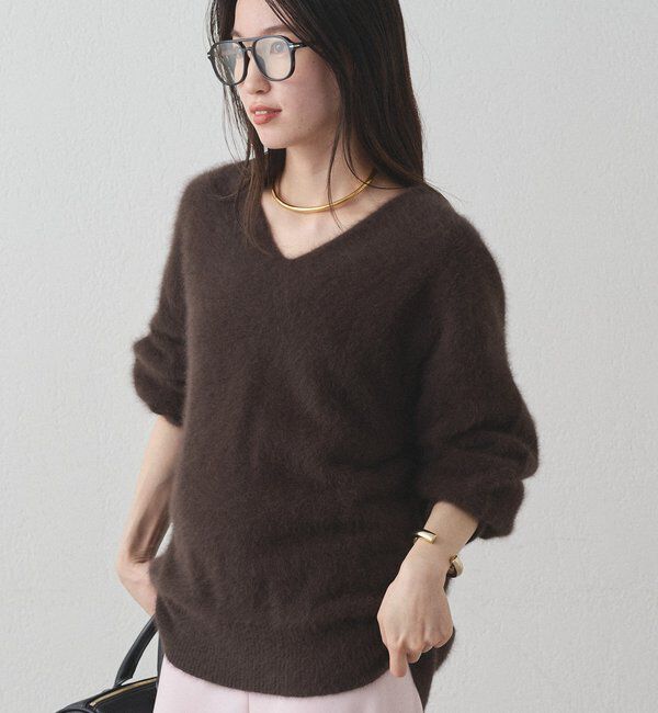  「FURカシミヤVニット」|ニット・セーター|