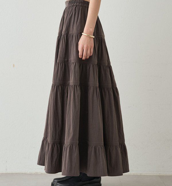  「ギャザーティアードスカート」|スカート|