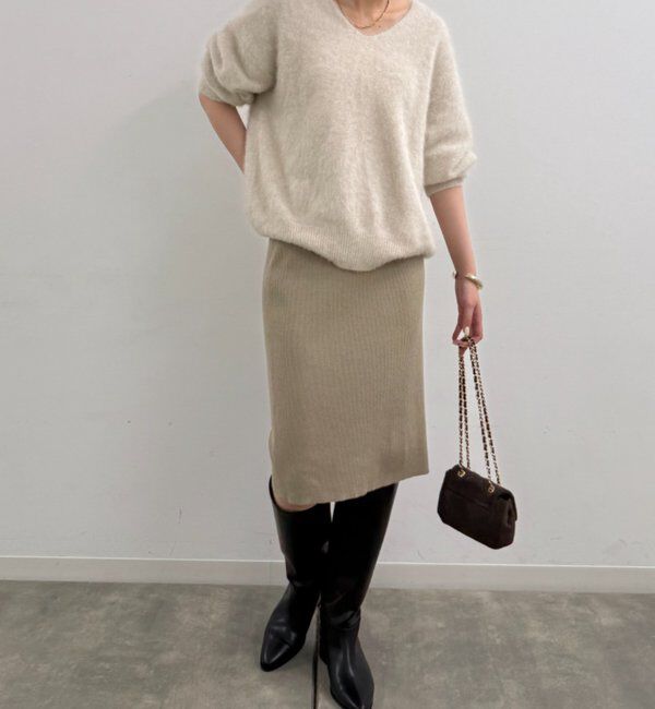  「ニットスカート+パンツセット」|チノ|