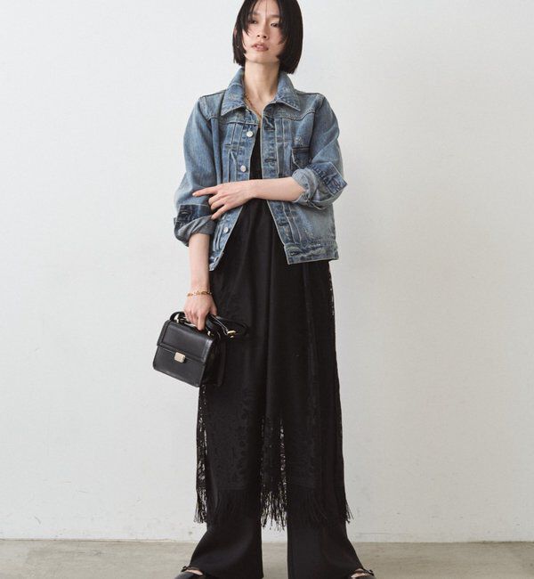  「ヴィンテージライクデニムジャケット」|ベスト・ジレ|