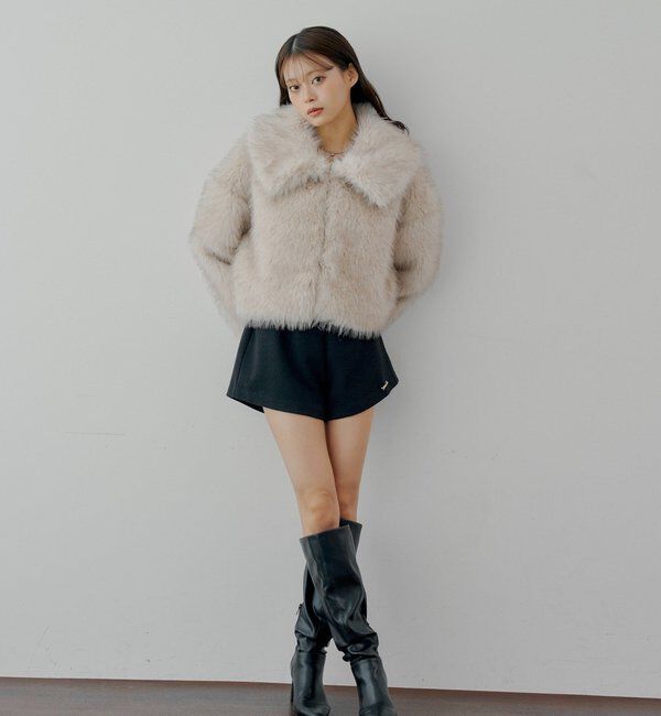  「ファーショートコート」|その他|