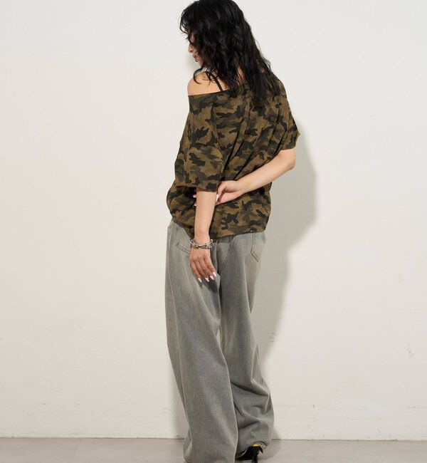  「SLASH POCKET BLAST WIDE DENIM」|デニム|