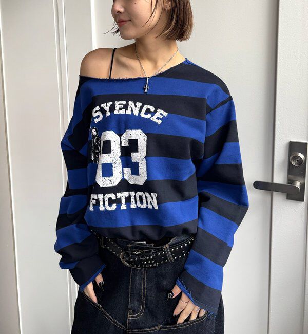  「ELLIOTT NUMBERIHG ONE-SHOULDERSWEATSHIRT」|Tシャツ・カットソー|