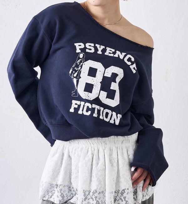  「ELLIOTT NUMBERIHG ONE-SHOULDERSWEATSHIRT」|Tシャツ・カットソー|