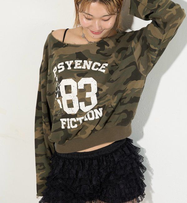  「ELLIOTT NUMBERIHG ONE-SHOULDERSWEATSHIRT」|Tシャツ・カットソー|