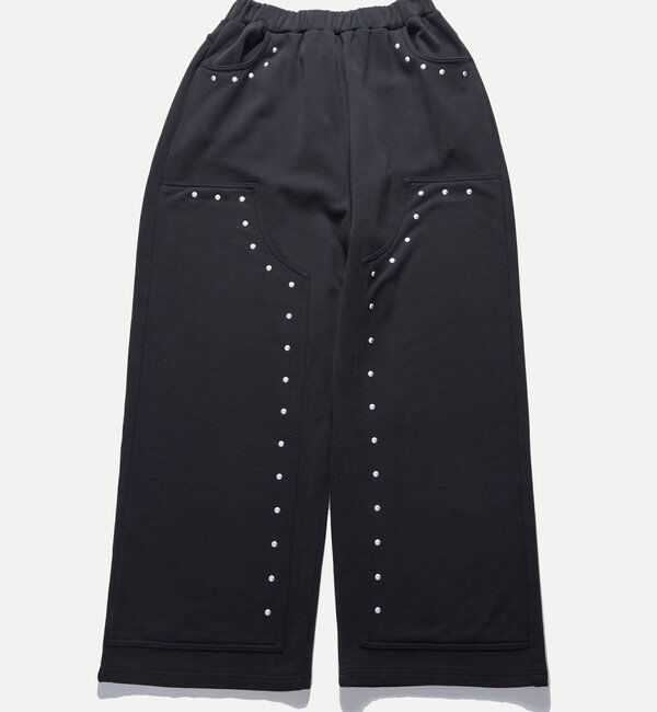  「スタッズ裏毛デザインパンツ / 【新色グレー追加】」|チノ|