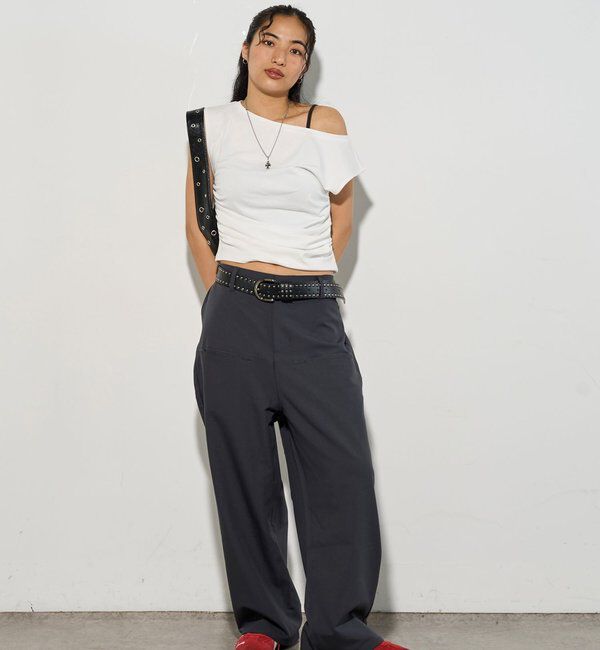  「【低身長・高身長対応/3サイズ】SLACH POCKET TROUSERS」|チノ|