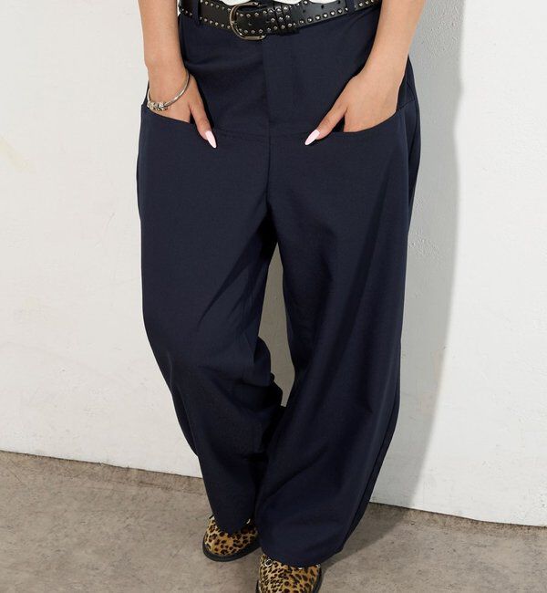  「【低身長・高身長対応/3サイズ】SLACH POCKET TROUSERS」|チノ|