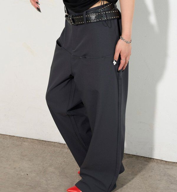  「【低身長・高身長対応/3サイズ】SLACH POCKET TROUSERS」|チノ|