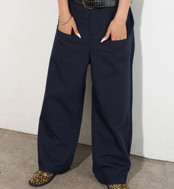  「【低身長・高身長対応/3サイズ】SLACH POCKET TROUSERS」|チノ|