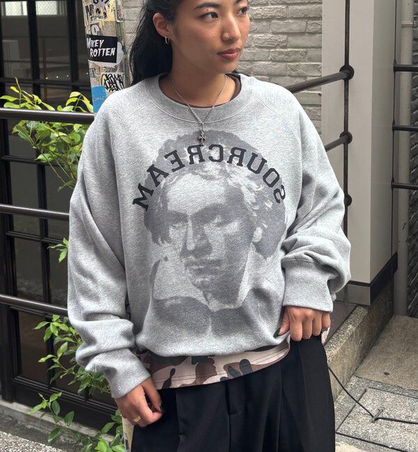  「【Sourcream】 GREAT FIGURE SWEATSHIRT」|Tシャツ・カットソー|