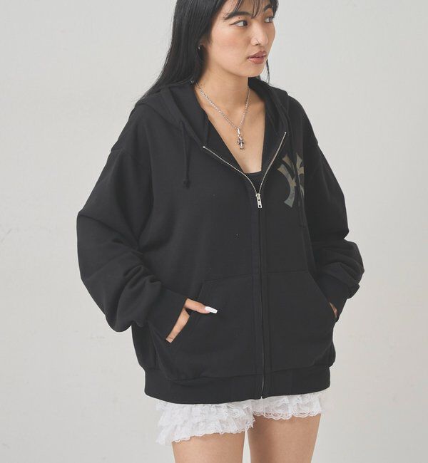  「【KOOKY'N/クーキー】KY LOGOZIPHOODIE」|パーカー|