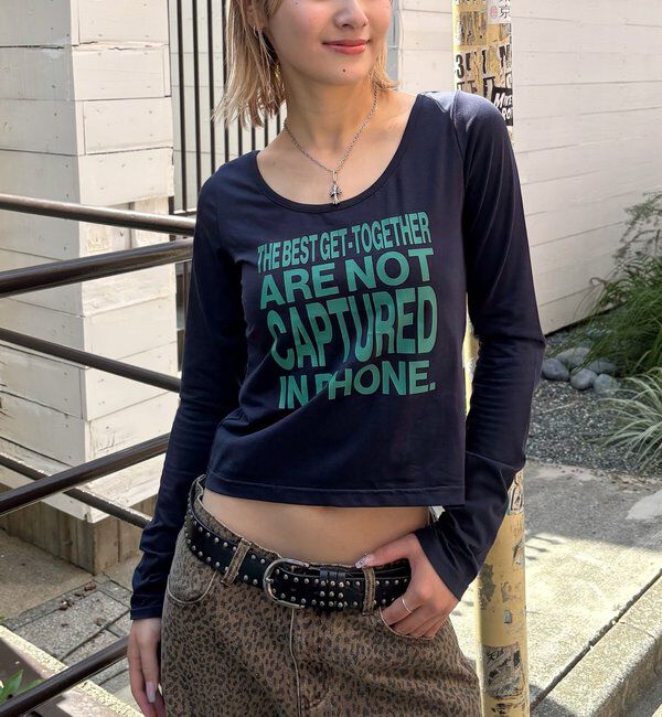  「【WEB限定】MESSAGE TOPS」|Tシャツ・カットソー|