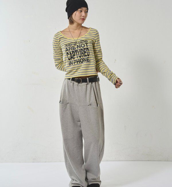  「【WEB限定】MESSAGE TOPS」|Tシャツ・カットソー|