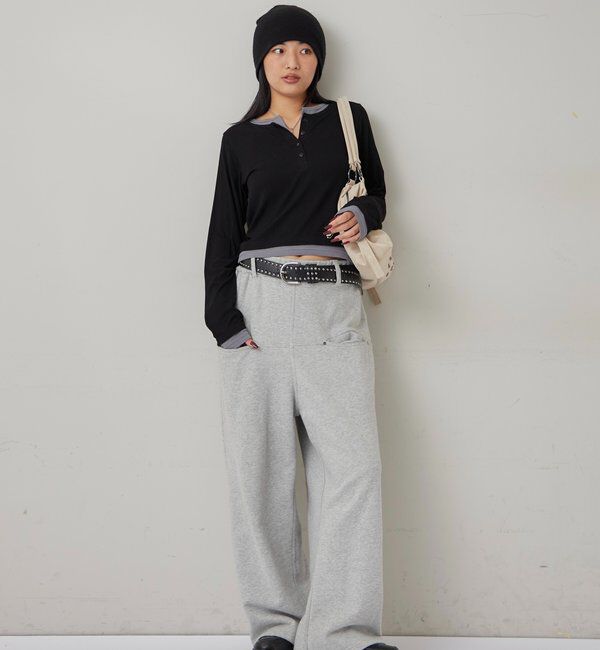 「LAYERED HENLEY TOPS」|Tシャツ・カットソー|