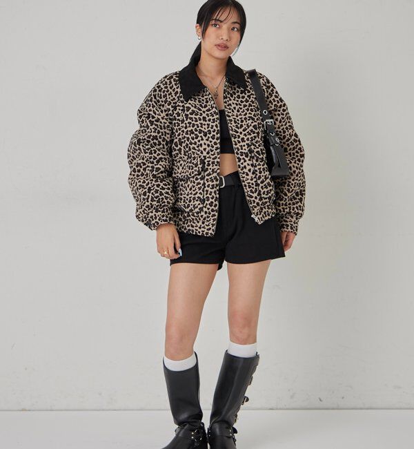  「LEOPARD JACQUARD BLOUSON」|ブルゾン・スタジャン|
