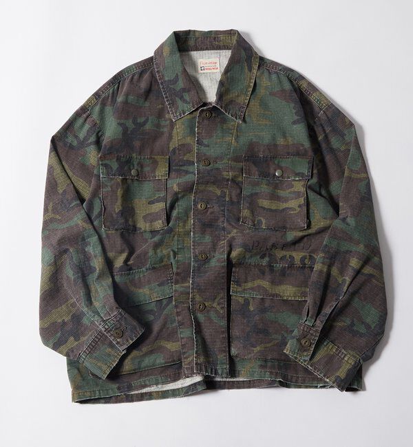  「FromVintage ファティーグジャケット」|ブルゾン・スタジャン|グリーン