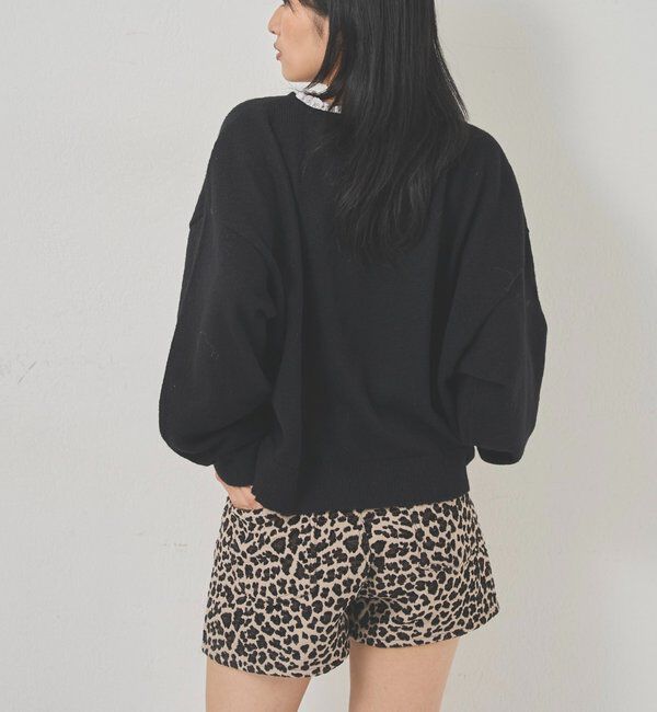  「レースVネックニット」|ニット・セーター|