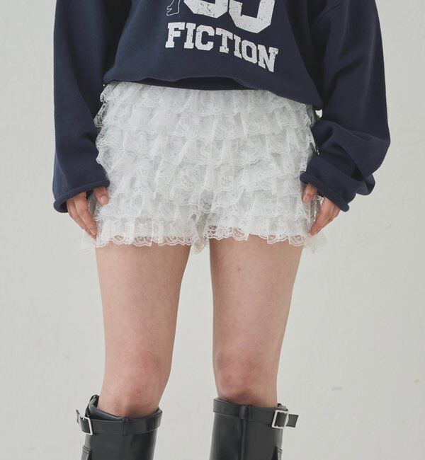  「LACE SHORTS/レースショートパンツ」|チノ|