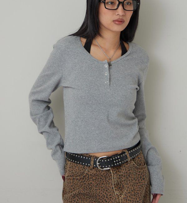  「RING DOT L/S TOPS」|Tシャツ・カットソー|