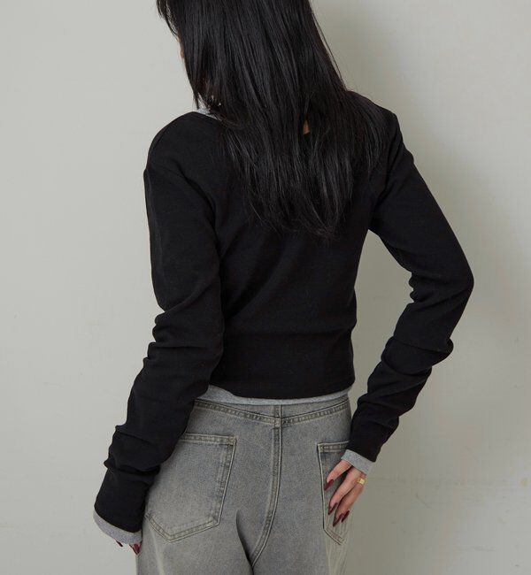 「RING DOT L/S TOPS」|Tシャツ・カットソー|