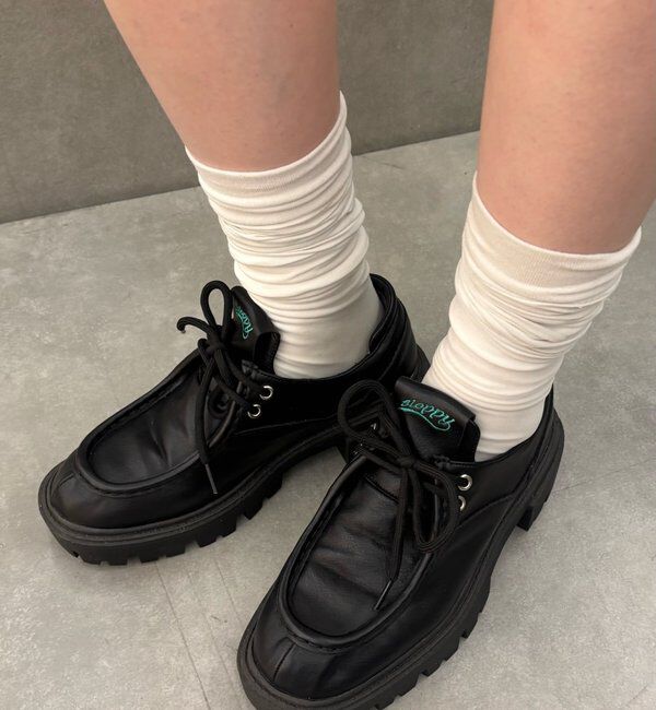  「【SLOPPY】COLOR-BLOCKED PLATFORM LOAFERS」|その他|