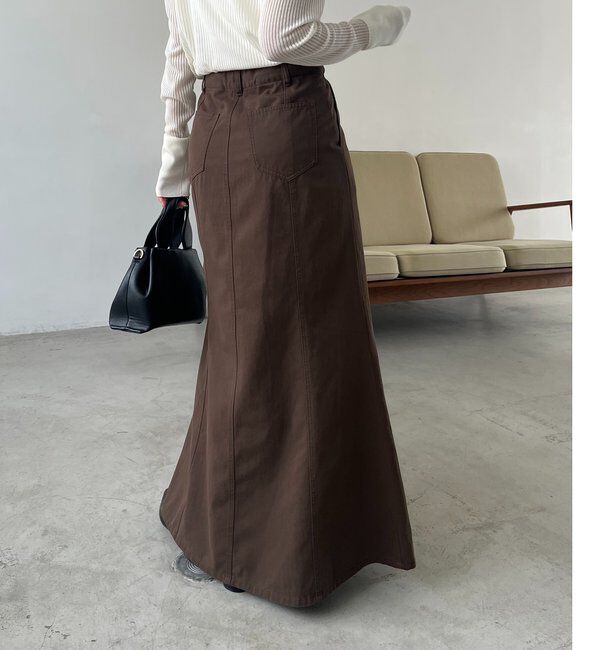  「【セットアップ対応】コットンフレアスカート」|スカート|