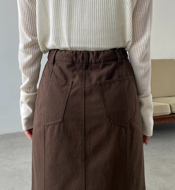  「【セットアップ対応】コットンフレアスカート」|スカート|