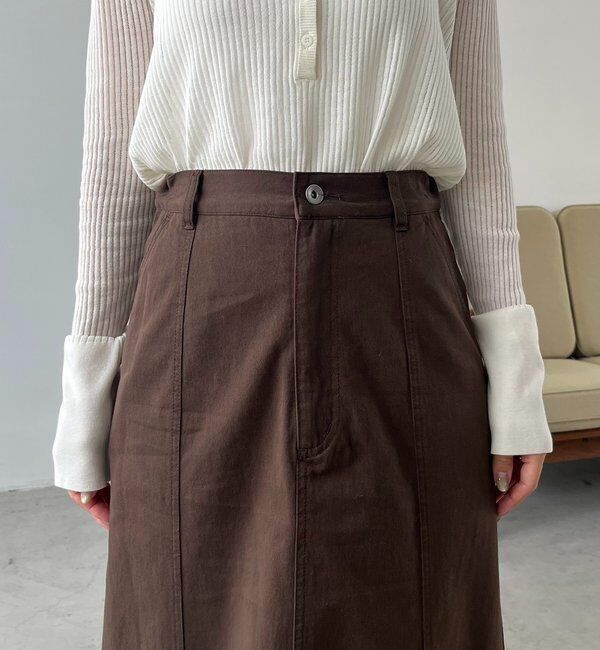  「【セットアップ対応】コットンフレアスカート」|スカート|