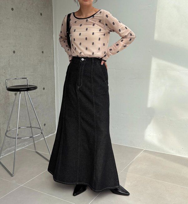  「【セットアップ対応】コットンフレアスカート」|スカート|