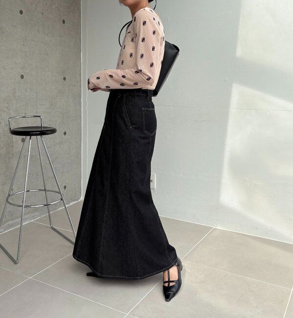  「【セットアップ対応】コットンフレアスカート」|スカート|