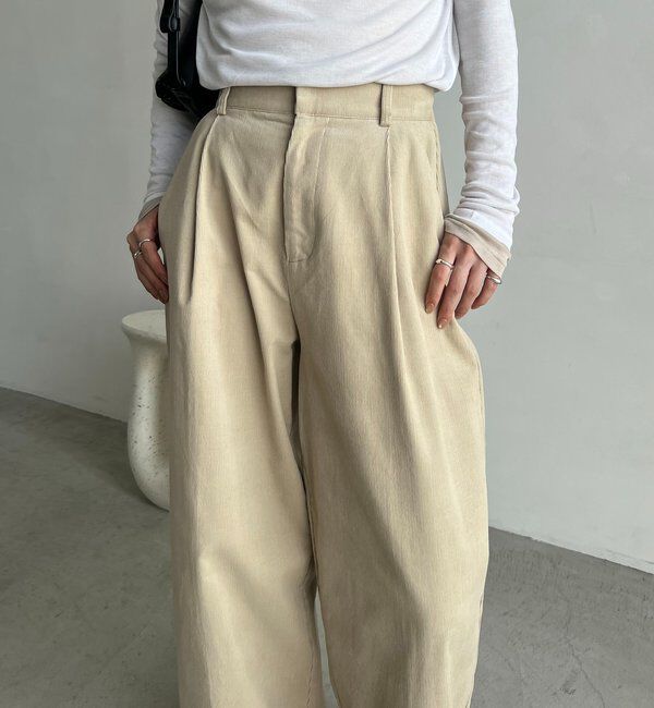  「コーデュロイストレートパンツ」|チノ|