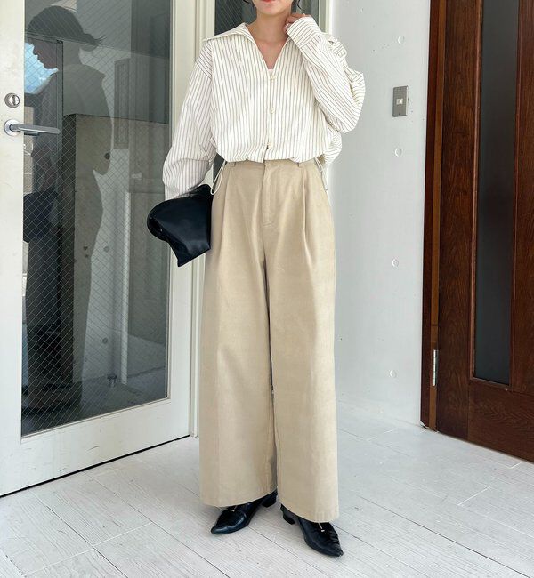  「コーデュロイストレートパンツ」|チノ|
