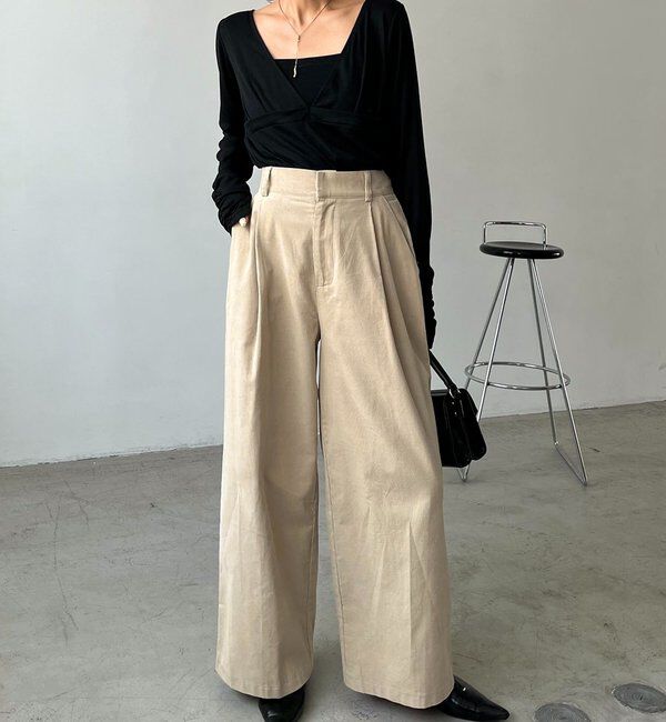  「コーデュロイストレートパンツ」|チノ|