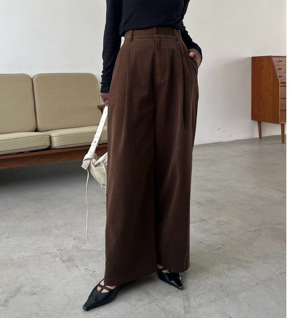  「コーデュロイストレートパンツ」|チノ|