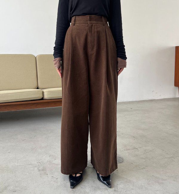  「コーデュロイストレートパンツ」|チノ|
