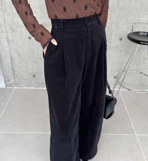  「コーデュロイストレートパンツ」|チノ|