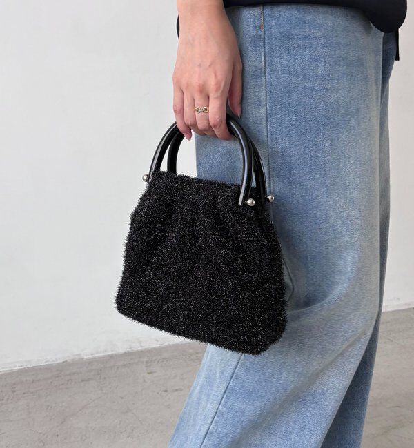  「【オケージョンにも◎】プラハンドルラメバッグ」|トートバッグ|