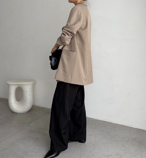  「【全骨格細見え◎】Wテーラージャケット」|テーラードジャケット|