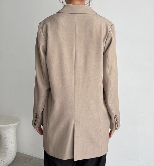  「【全骨格細見え◎】Wテーラージャケット」|テーラードジャケット|