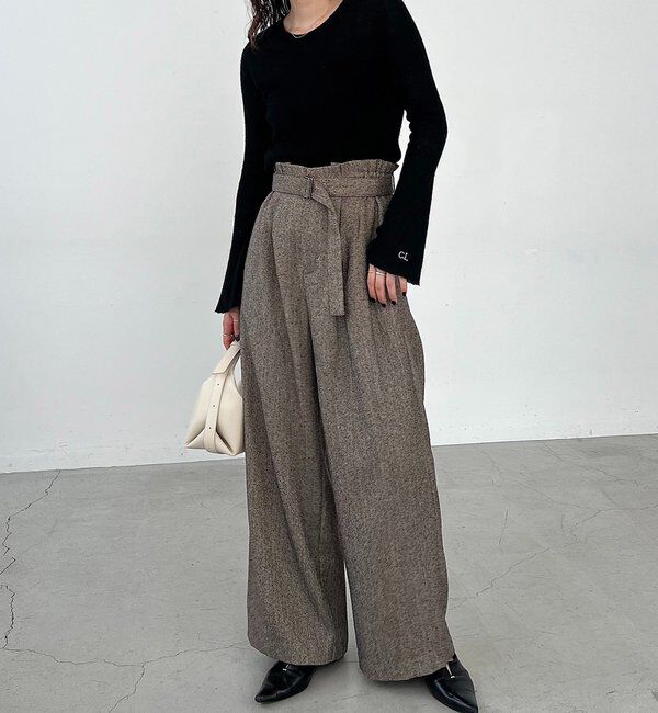  「〈C.L〉カシミアウールフレアスリーブニット」|ニット・セーター|