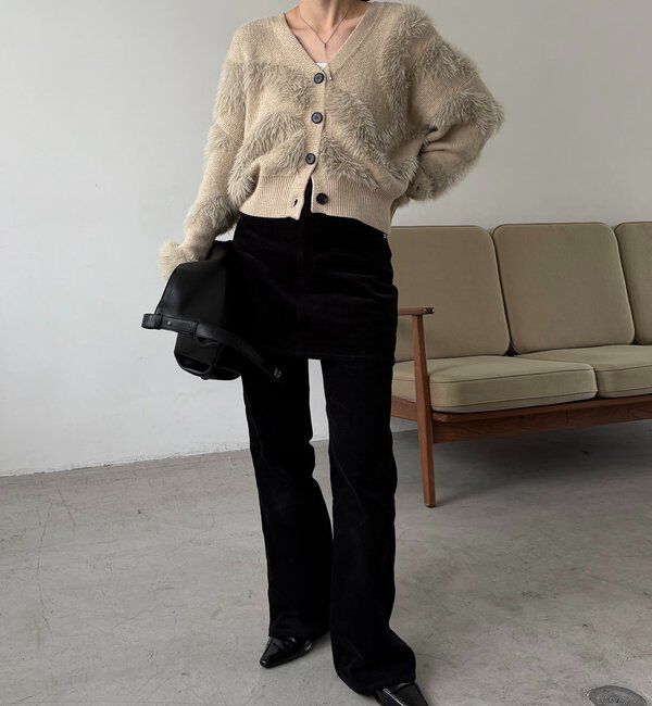  「WAVEフェザーカーディガン」|カーディガン|