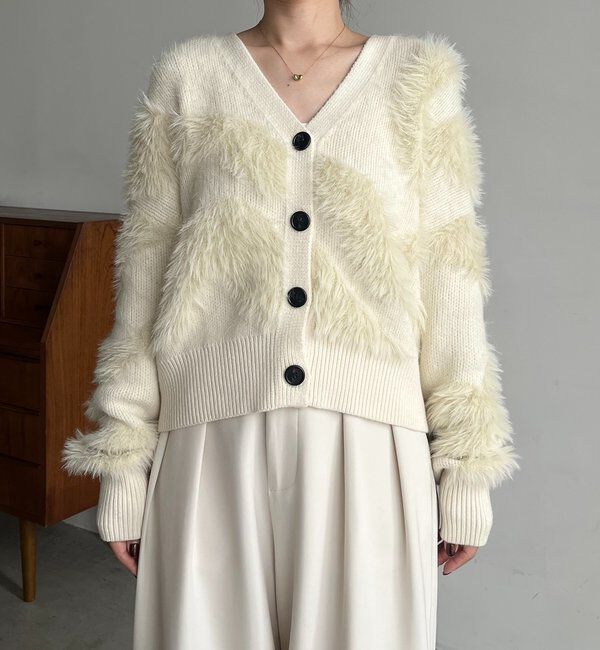  「WAVEフェザーカーディガン」|カーディガン|