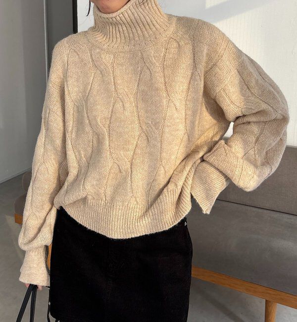  「ケーブルキャンディニット」|ニット・セーター|