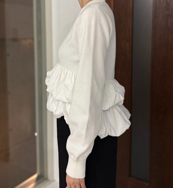  「バルーンティアードプルオーバー」|ニット・セーター|